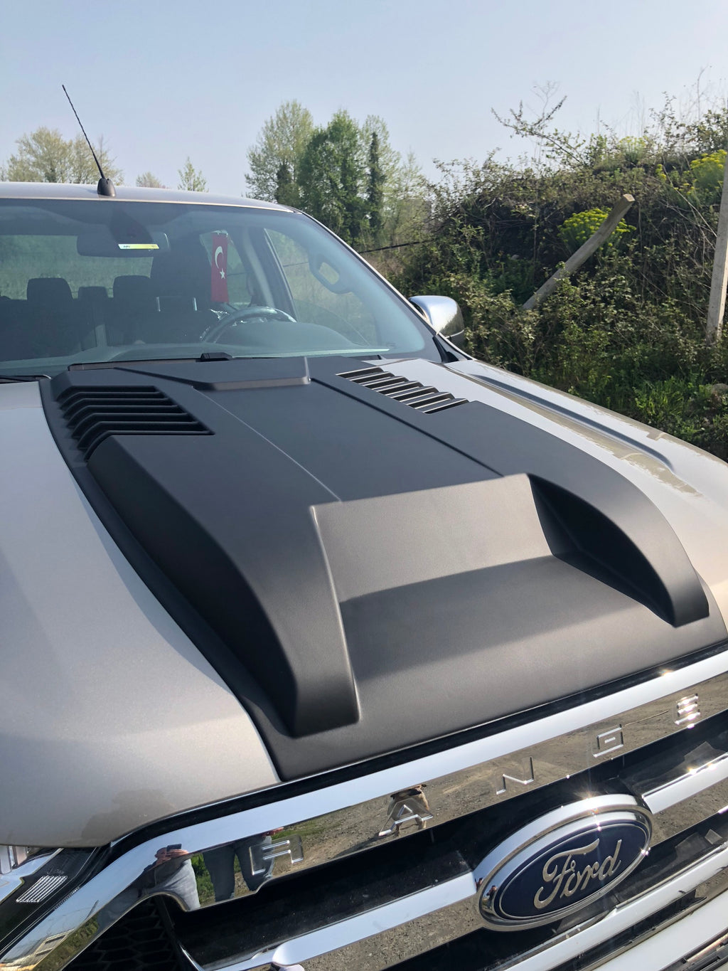 Ford Ranger 2016 ON Bonnet Scoop | FRS-002