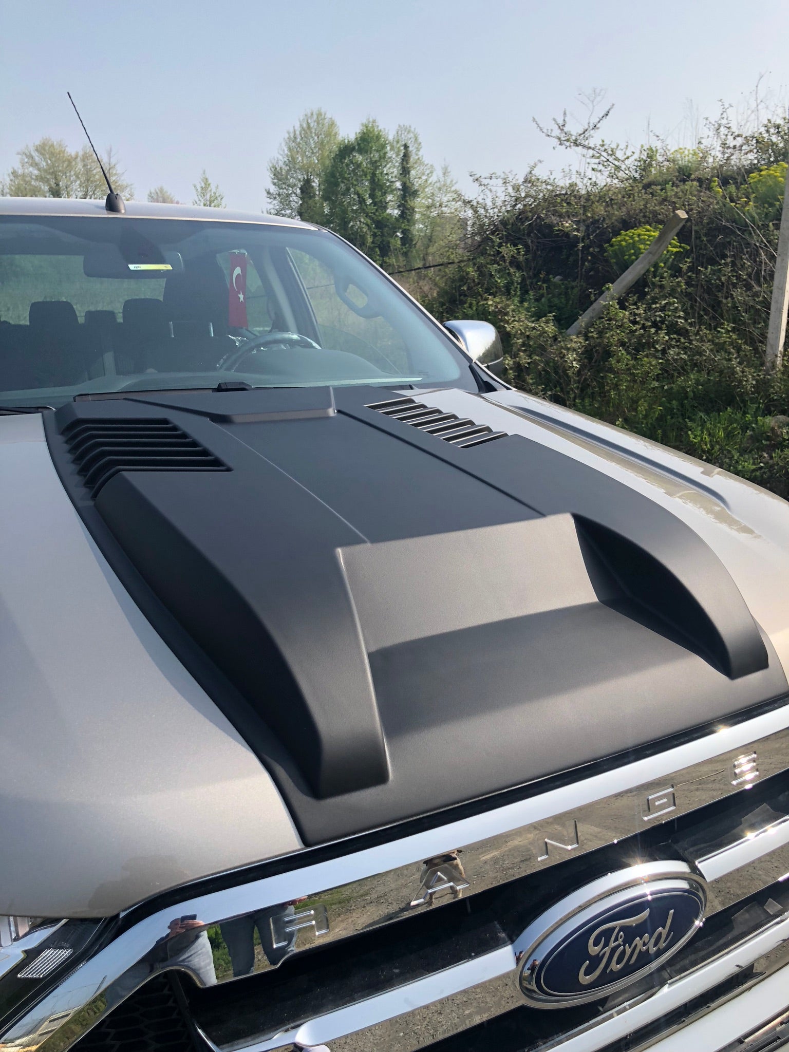 Ford Ranger 2016 ON Bonnet Scoop | FRS-002